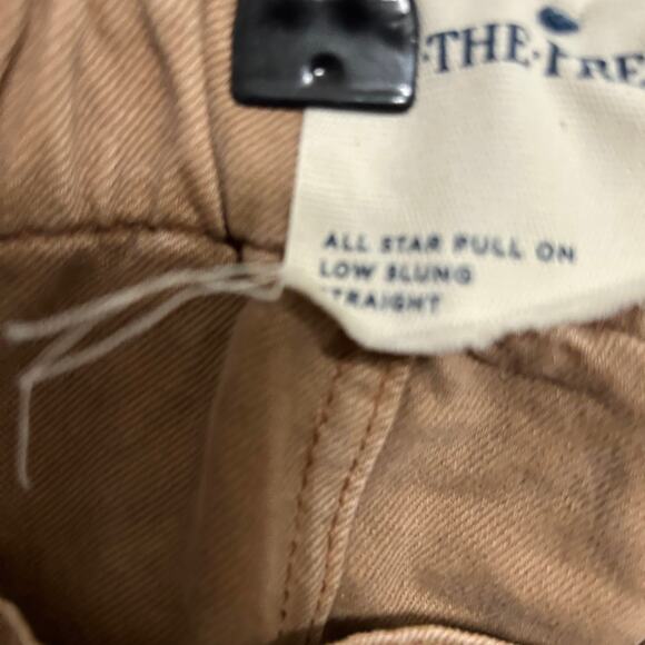 NEW Free People All Star Pull-On Jeans Brown Size Small Y2k Cargo Baggy Barrel - Picture 11 of 11